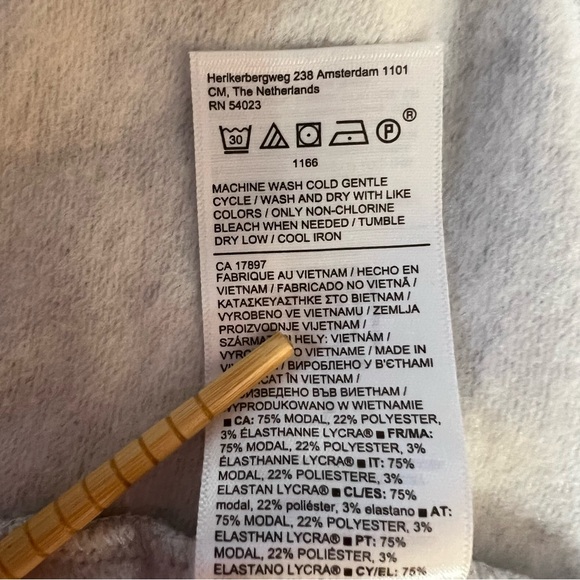 Athleta Purana Wrap Super Soft Heather Gray Cowl Neck Hooded Sweater - Picture 11 of 11